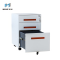 China Supplier 3 Drawer Mobile Pedestal Metal Cabinet Wheeled / Mobile Office Cabinet